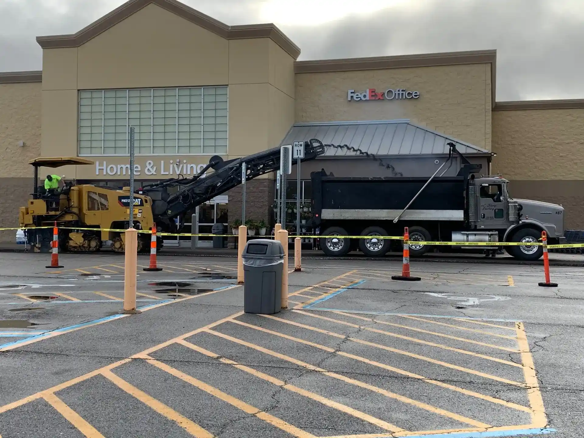 Asphalt Milling project in the Kansas City metro by Platinum Paving