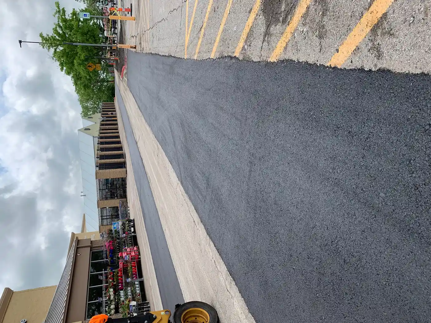 Commercial crack sealing work in the Kansas City metro