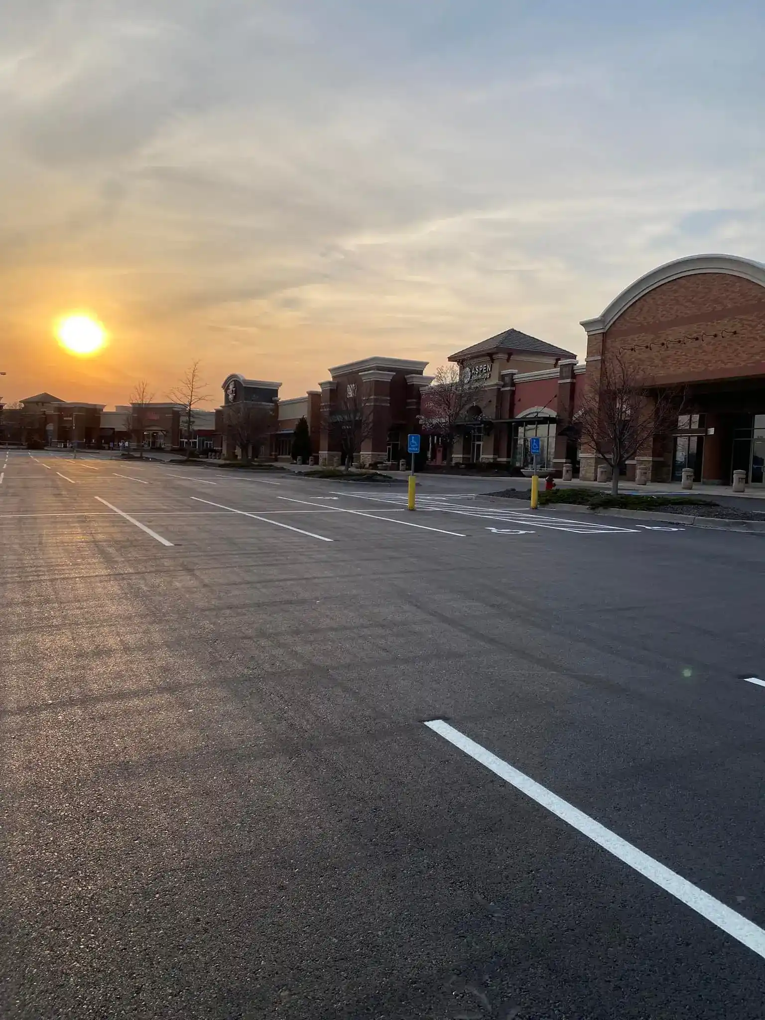 Commercial Sealcoating project in the Kansas City metro by Platinum Paving