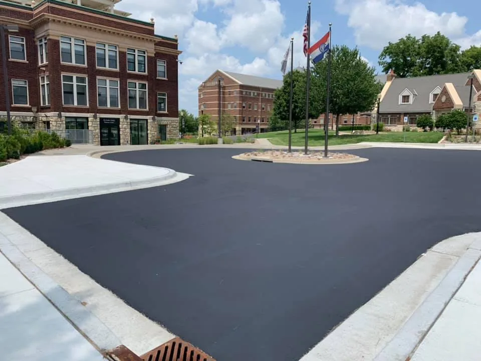 Curbs & Gutters project in the Kansas City metro by Platinum Paving