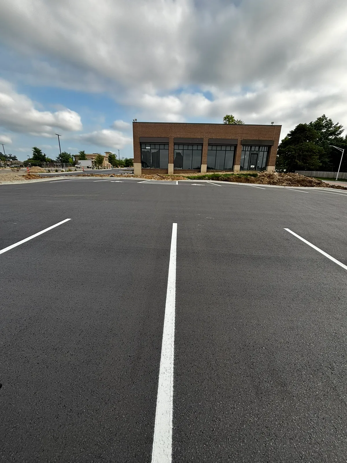 Fresh asphalt installation for Kansas City businesses