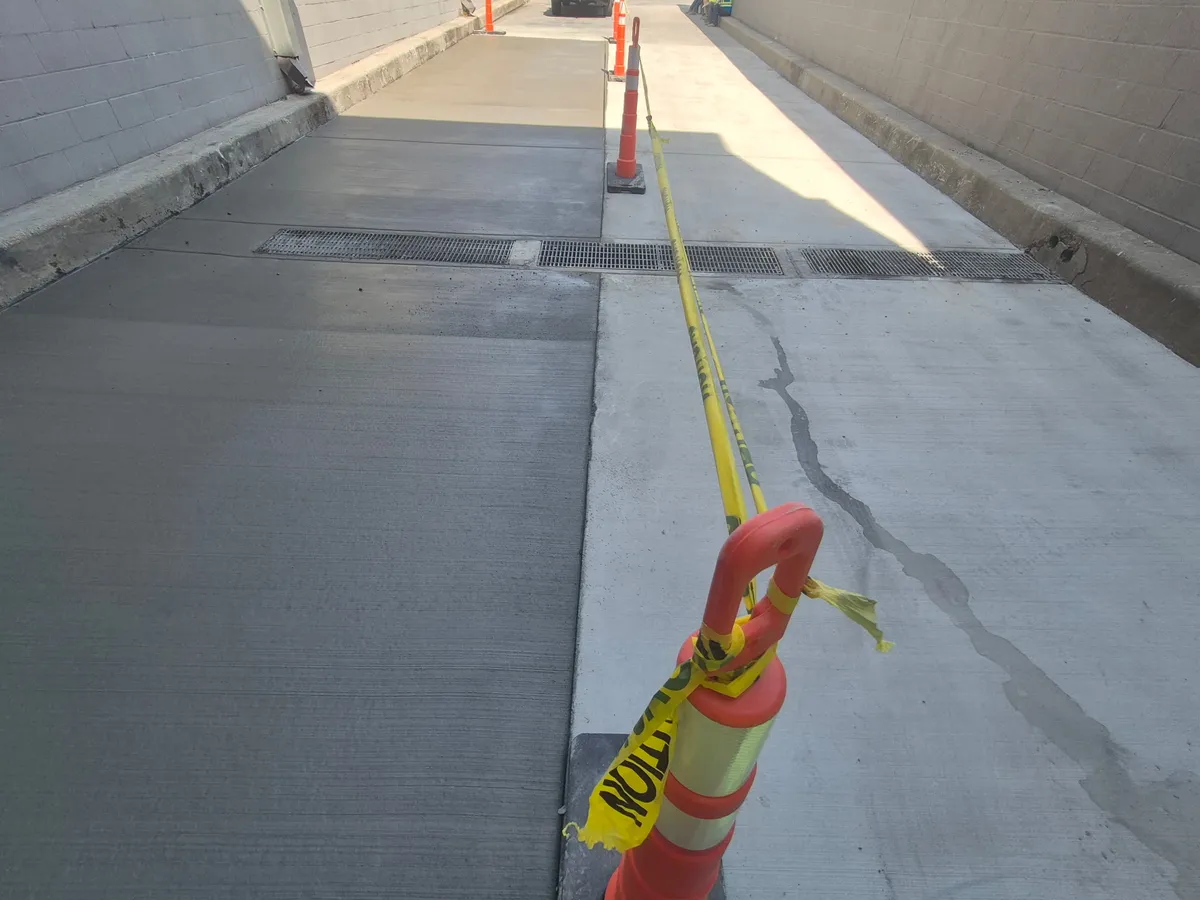 New concrete paving in Kansas City, KS